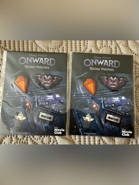 🧙‍♂️✨ Disney Movie Club Exclusive Onward Sticker Patch Set of 2 ✨🧙‍♂️
